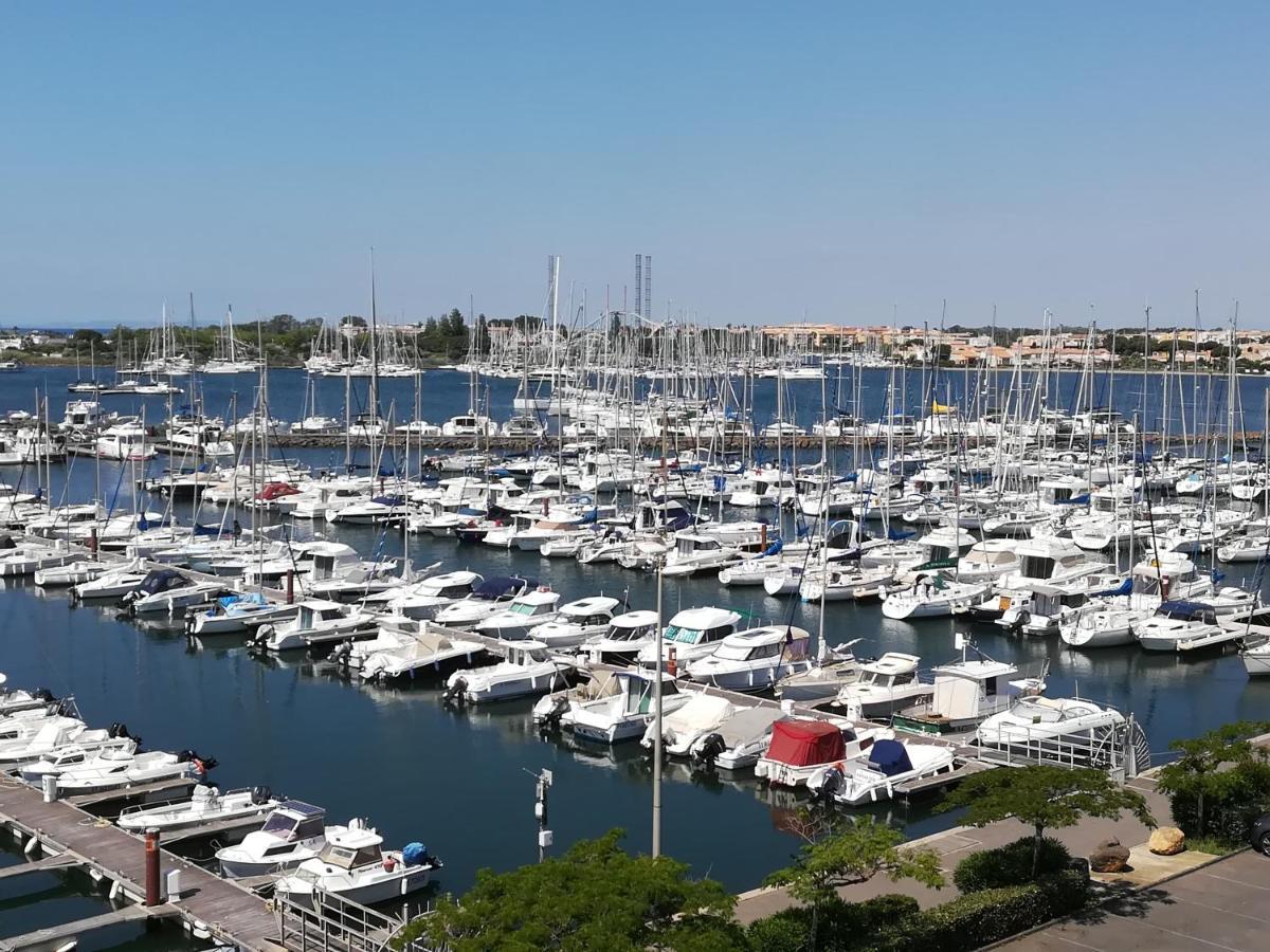Studio Cabine Vue Port Avec Parking Prive, Piscine, Parc, Boulodrome 아그 외부 사진